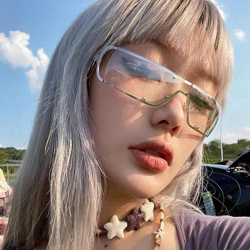 Wholesale PC Y2K Oval Sunglasses